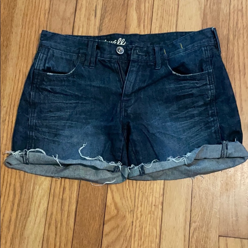 Madewell Dark Denim Shorts